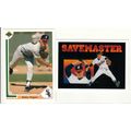 1991 Upper Deck two Bobby Thigpen baseball card...