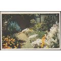 A Path of Flowers, c.1920s - Photochrom Postcard