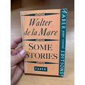 1962 WALTER DE LA MARE "SOME STORIES" FICTION F...