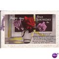 old glossy Birthday card