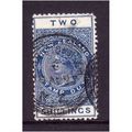 NEW ZEALAND 1895 SG F56 2s Blue Fine used