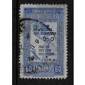 VENEZUELA 1950 CENSUS OF THE AMERICAS 60c BLUE ...