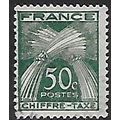 Po Mi 83: 50 c. bluish green Postage Due Stamp:...