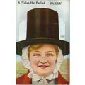 Wales BARRY Novelty Pull-Out Postcard (Valentin...