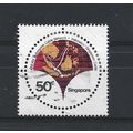 Singapore.SG387 50c Map of South East Asia show...
