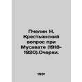 The Peasant Question under Musavat (1918-1920).Essay. In Russian /Pchelin N. Kr