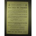 1918 Henry Holt and Company Ad - Nexo's Pelle t...