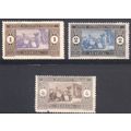 Senegal 1914 - 1c/2c/4c/ - Market x 3 - MH