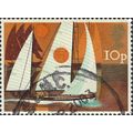 GB, SHIP, Sailing, orange 1975, 10p