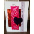 NEW - IN ** Valentine's Card - Hand Crafted - 001