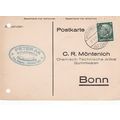 Germany 1941 CR Montenich Bonn postcard Niederm...