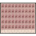 Marquis de Lafayette Sheet of Fifty 3 Cent Post...