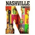 Nashville Tennessee Capital N Collage Design Fr...