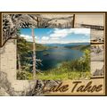 Lake Tahoe Engraved Wood Picture Frame Landscap...