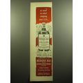 1957 Hudson's Bay Scotch Advertisement - As ser...