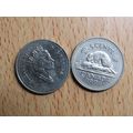 1994 Queen Elizabeth ll 5 Cents Canada Coin