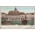 Rathaus, Luzern, 1906 - Preis Karte AK