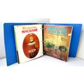 Binder LOT of 24 Macrame Craft Magazines Vintag...