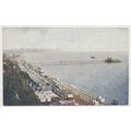 SANDOWN bay and Pier from West. Steamer. early ...