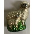 Sheep with Lamb Mercury Glass Christmas Ornamen...
