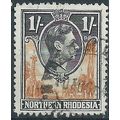 Northern Rhodesia 1938 SG40 1/- Yellow-Brown & ...