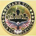 Thank You For Your Service. Challenge Coin. 1.5...