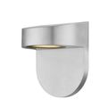 H B Owens Modern 1-Light Polished Aluminum Inte...