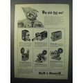 1950 Bell & Howell Ad - Cameras, Movie Projectors