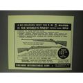 1950 F.I. Ad - F.N. Deluxe Mauser Rifle