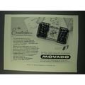 1956 Movado Ermethopon Alarm Watch Ad