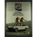 1978 British Leyland MG Midget Car Ad - Heavy on Fun