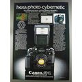 1980 Canon A-1 Camera Ad - Hexa-Photo-Cybernetic