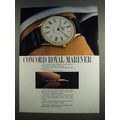 1984 Concord Royal Mariner Watch Ad