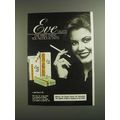 1984 Eve Lights Cigarettes Ad - First Thing You Notice