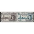 Jamaica 1946 Victory Set SG141-142 Mounted Mint...