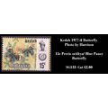 Malaysia:Kedah 1978-79 '15c Blue Pansy Butterfl...