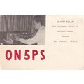 Arsimont Namur Belgium QSO QSL 1960s Station Vi...