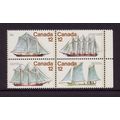 CANADA 1977 SHIPS SG 902 / 905 SET 4 VALS U/M M...