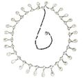 Women Diamante Chain Rhinestone Charm Belt Crys...