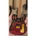 JAMES BURTON - Telecaster Red Paisley Flames Si...