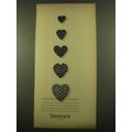 1961 Tiffany & Co. Jeweled Heart Advertisement - Valentine Present
