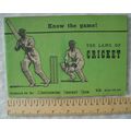 1962 Know the Game - The Laws of Cricket, 8th e...
