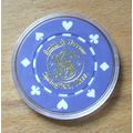 Smith & Wesson Poker Chip Golf Ball Marker - Blue