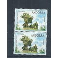 Andorra stamps. 1974 UPU MNH in pair SG 88 (AL636)