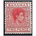 Bahamas 1941 SG152b 2d Scarlet Mounted Mint. .