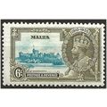 Malta 1935 SG212 6d Light Blue & Olive-Green Si...