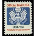 O129 13c Eagle Fine MNH G0570