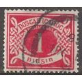 1925 D2 1d Carmine Postage Due Fine Used.