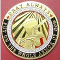 Armor Of God. Casino Card Guard, Challenge Coin...