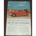 1947 Studebaker Commander Regal DeLuxe Car Ad, NICE!!